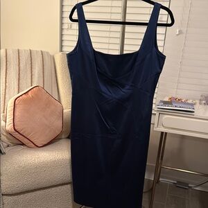 Jones New York Deep Blue Midi Dress